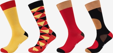 FUN Socks Socken in Gelb: Vorderseite