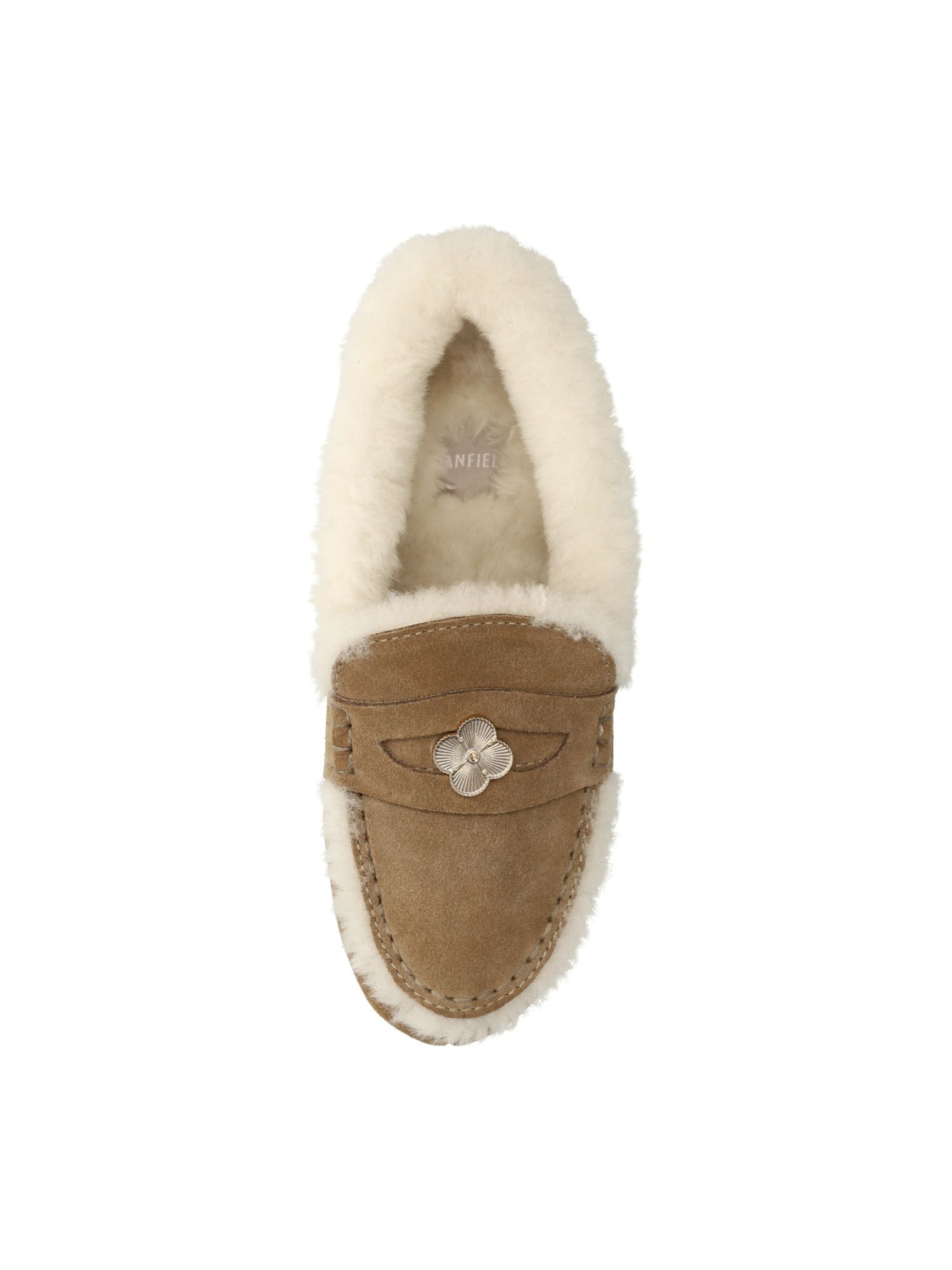 MANFIELD Huisschoenen in Bruin