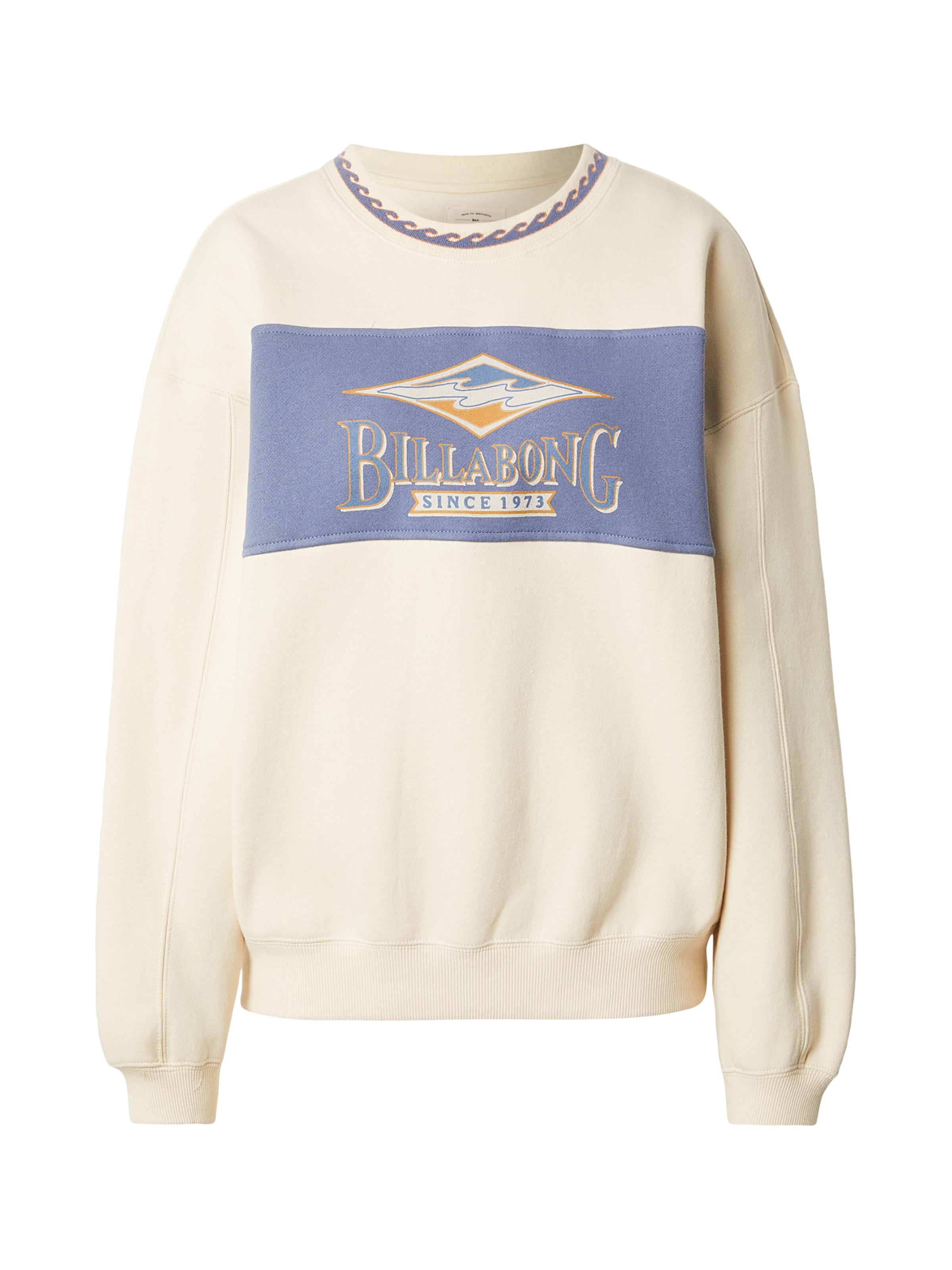 Sweat de sport 'POINT BREAK' BILLABONG en beige : devant