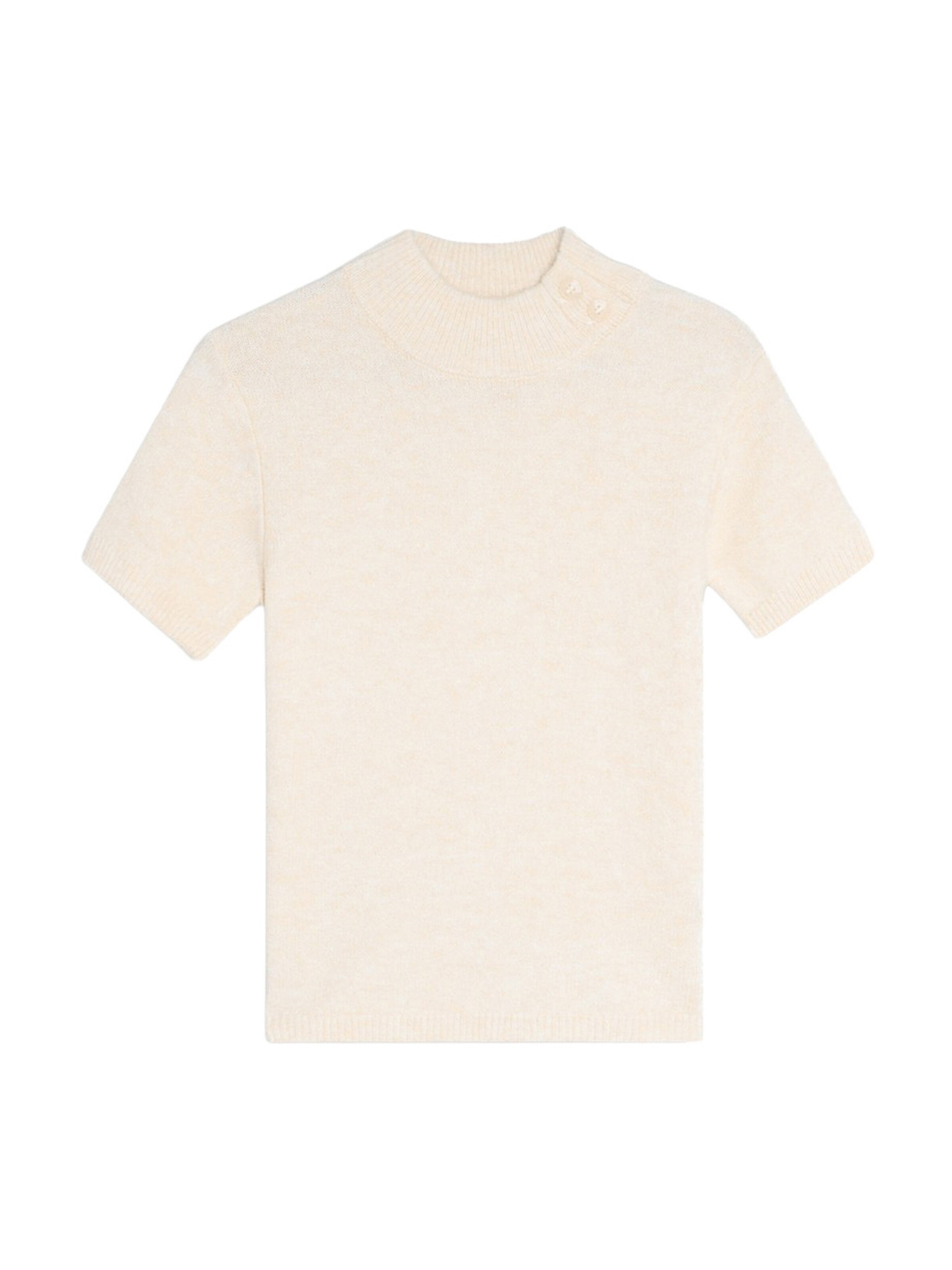 Bershka Sweater in Beige: front