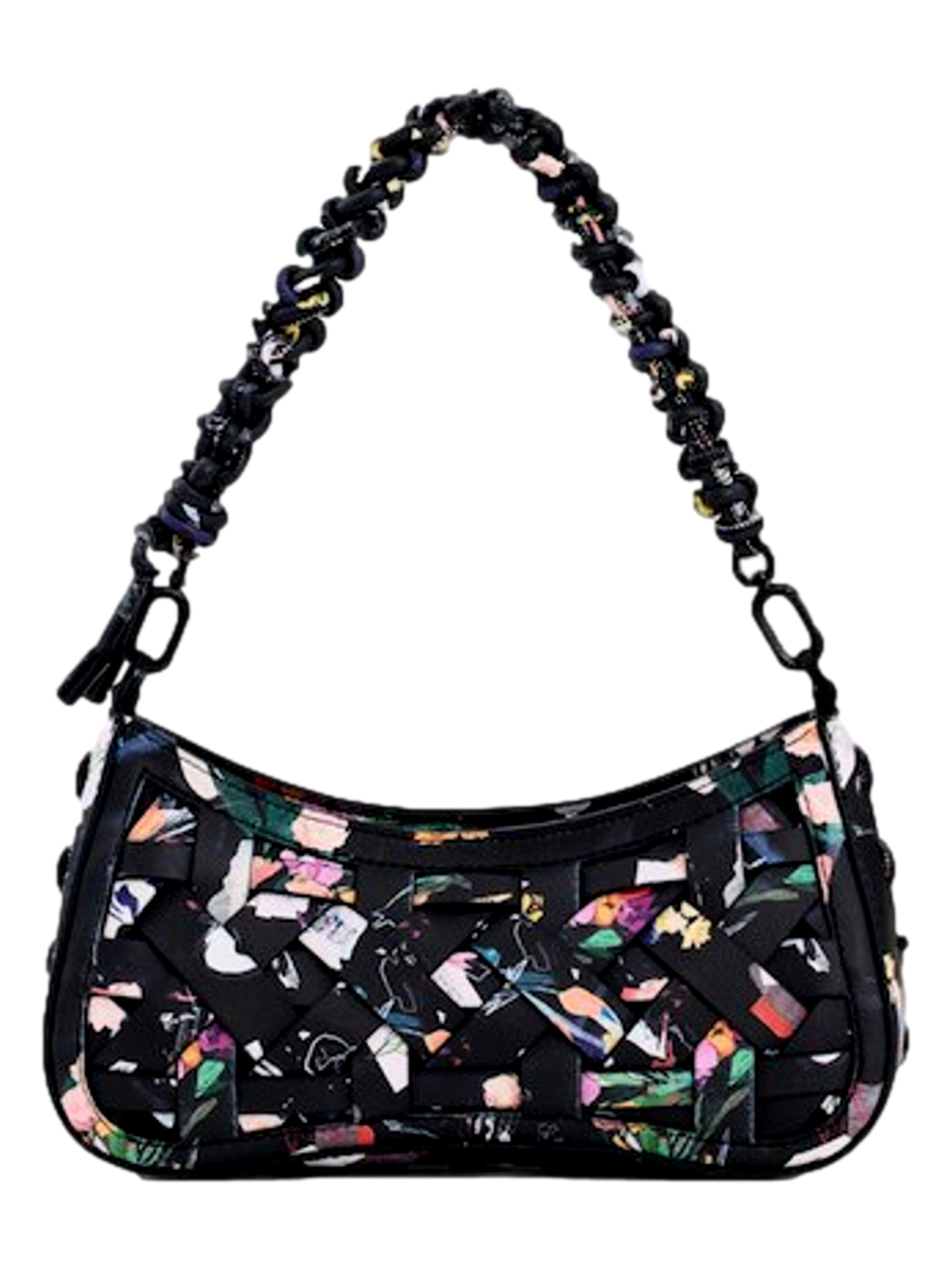 Borsa a mano 'Osmio Alsacia 2.0' di Desigual in nero: frontale