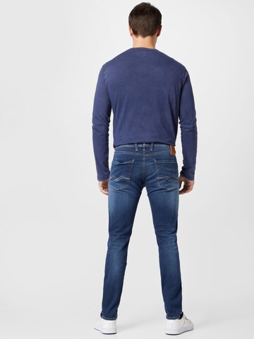 REPLAY Slimfit Jeans in Blauw