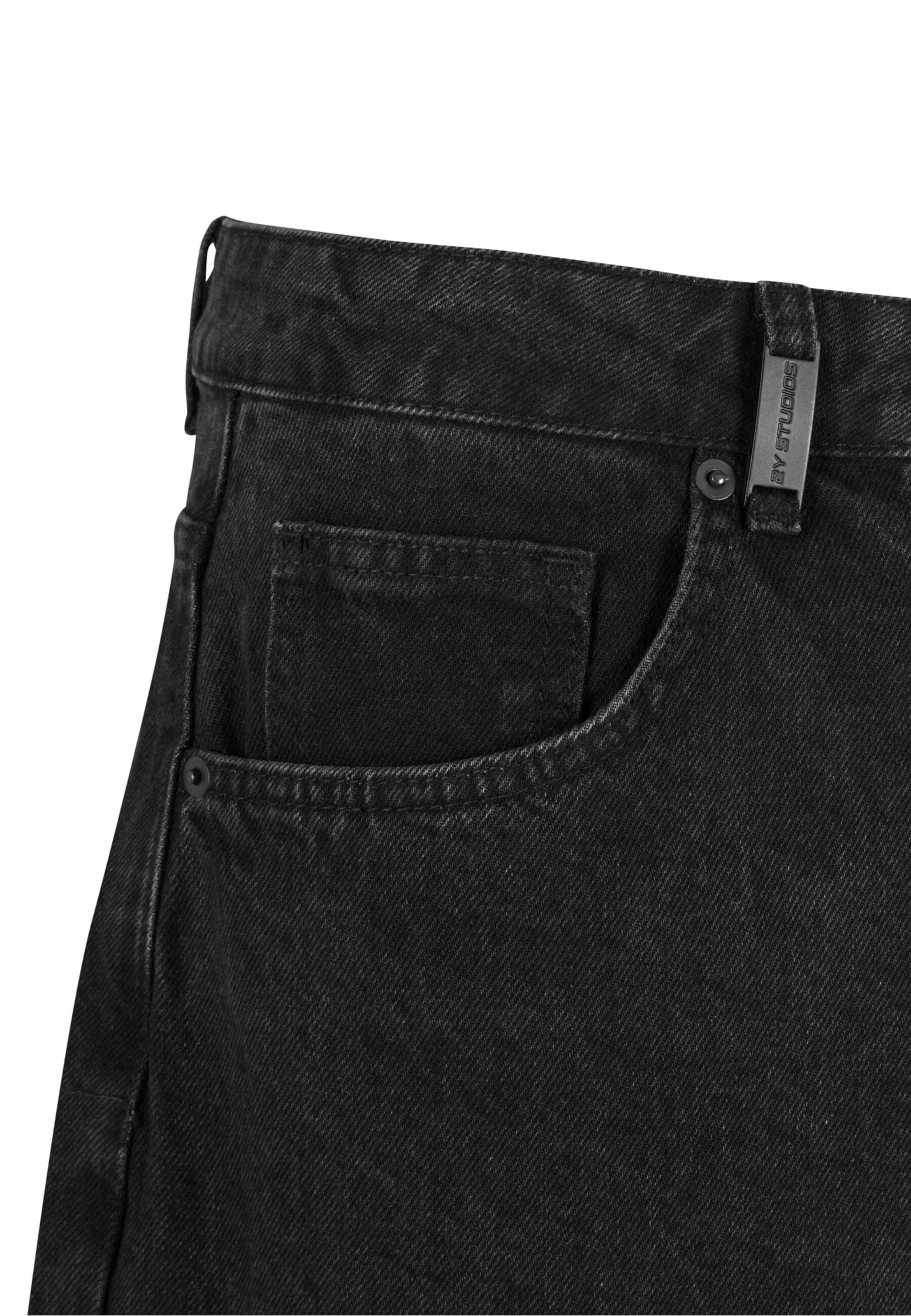 Baggy Jeans de la 2Y Studios pe negru