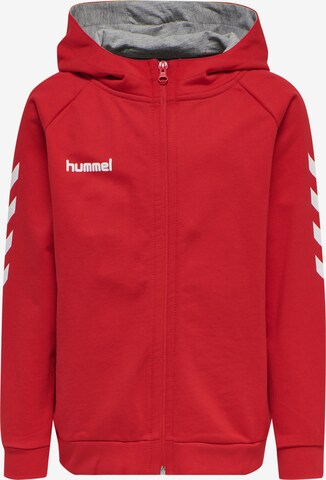 Hummel Sportsweatjacke in Rot: predná strana