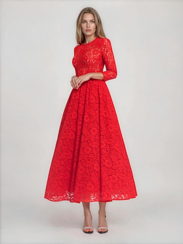 MATSOUR’I Cocktailjurk 'Vicktoria' in Rood