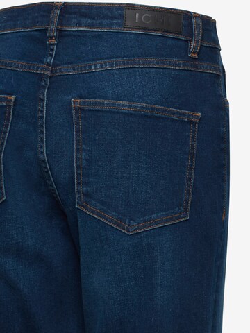 Largi Jeans 'TWIGGY' de la ICHI pe albastru