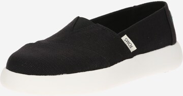 TOMS Slip On 'Alpargata Mallow' i sort: forside