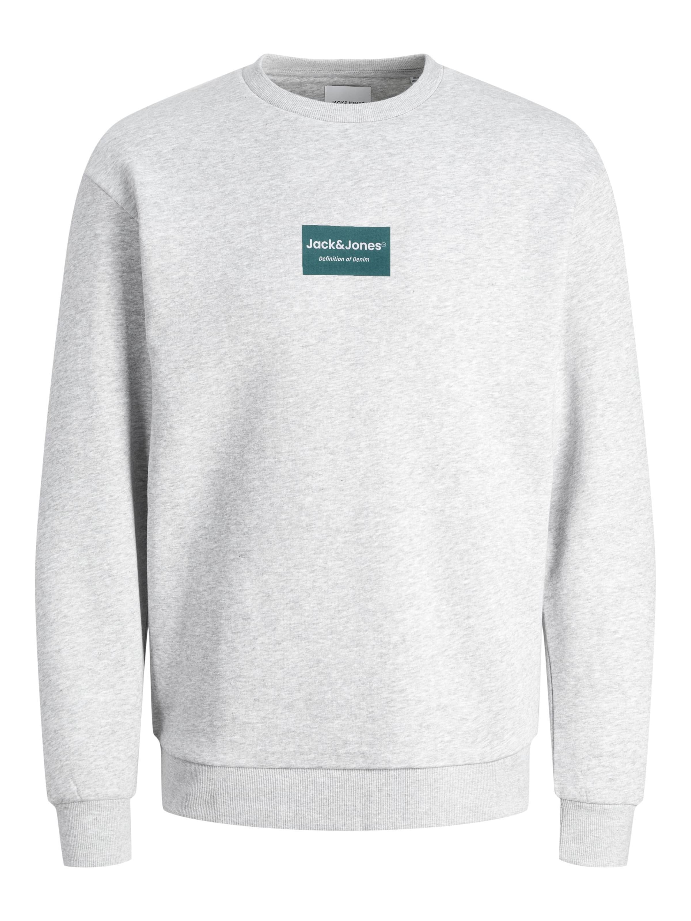 JACK & JONES Sweatshirt i grå: forside