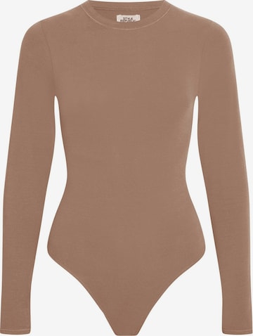 Style Republic Shirtbody in Braun: Vorderseite