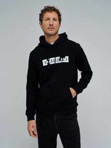 Salsa Jeans Sweatshirt in Schwarz: Vorderseite