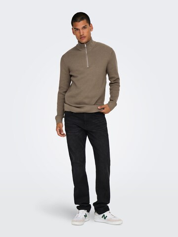 Only & Sons Trui 'ONSPhil' in Beige