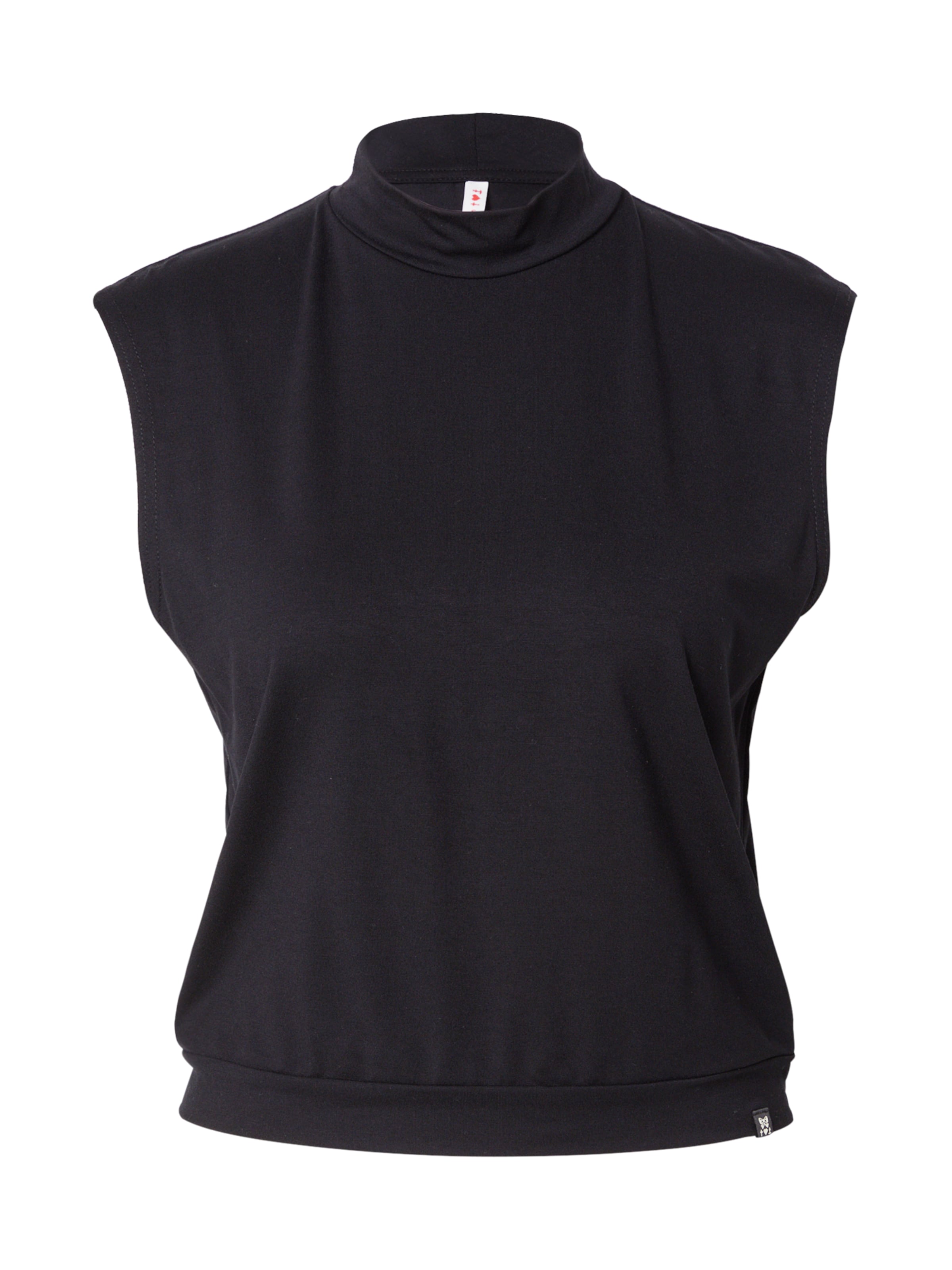 Blutsgeschwister Topp 'Tiny', värv must: eest vaates