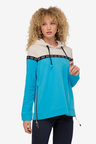 LAURASØN Sweatshirt in Blauw: voorkant