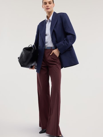 Wide leg Pantaloni di Trussardi in rosso