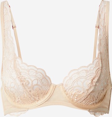 Scandale éco-lingerie Balconette BH i beige: forside