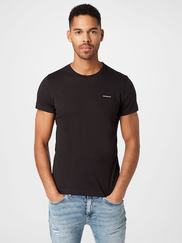 Calvin Klein Jeans Regular fit Póló - szürke: elől