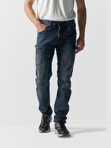 regular Jeans cargo di KOROSHI in blu: frontale