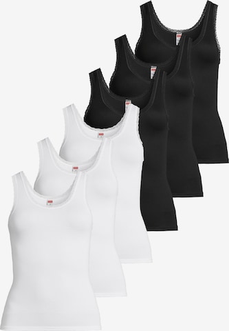 CON-TA Unterhemd 'Modal' in Weiß: Vorderseite