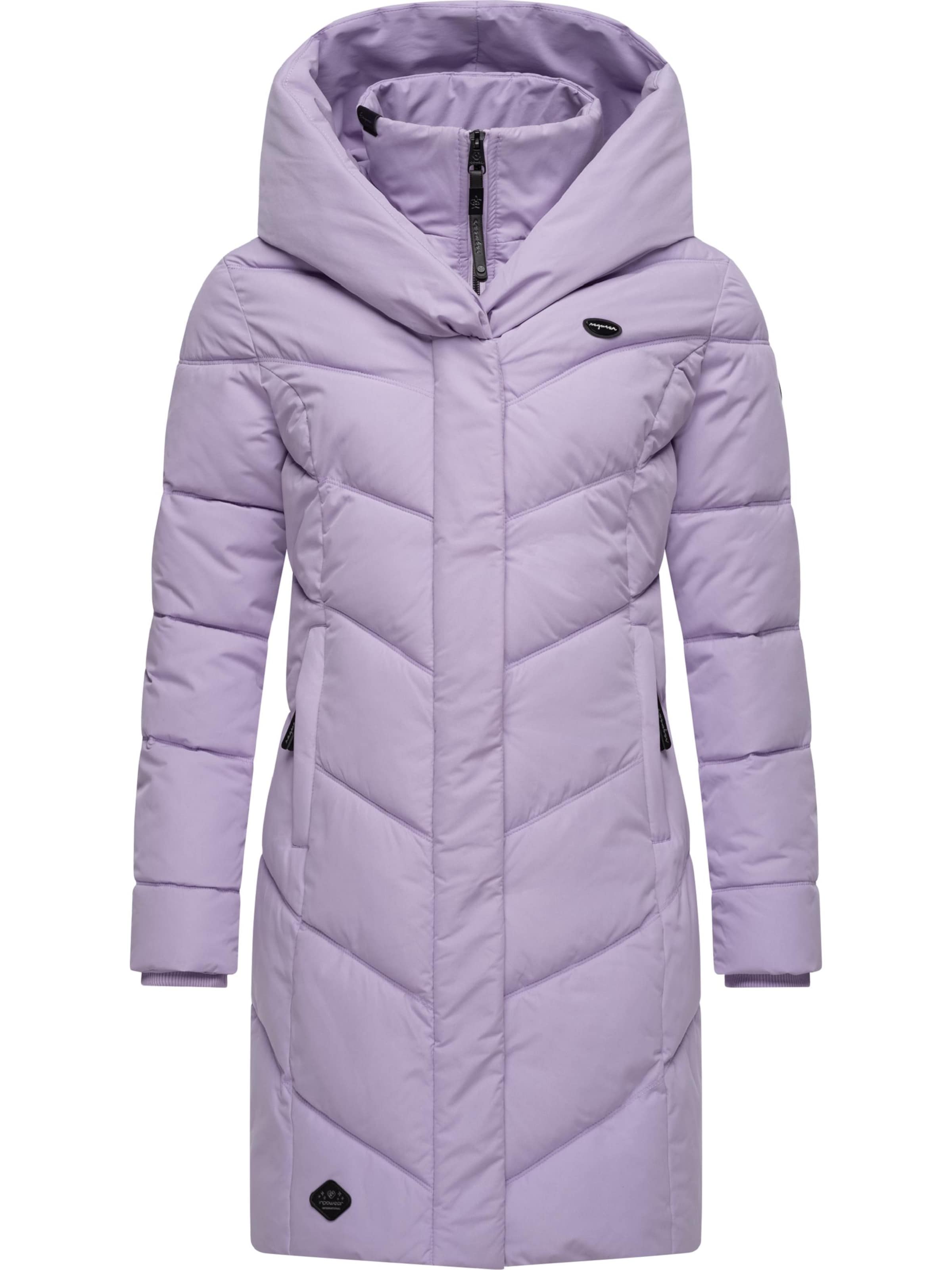 RagwearZimski kaput 'Natalka' - ljubičasta boja: prednji dio