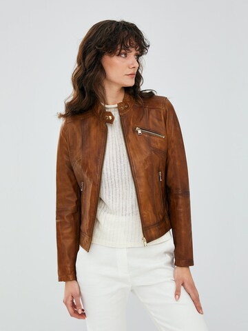 Veste mi-saison Derimod en marron