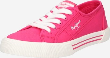 Pepe Jeans Sneakers laag 'BRADY' in Roze: voorkant