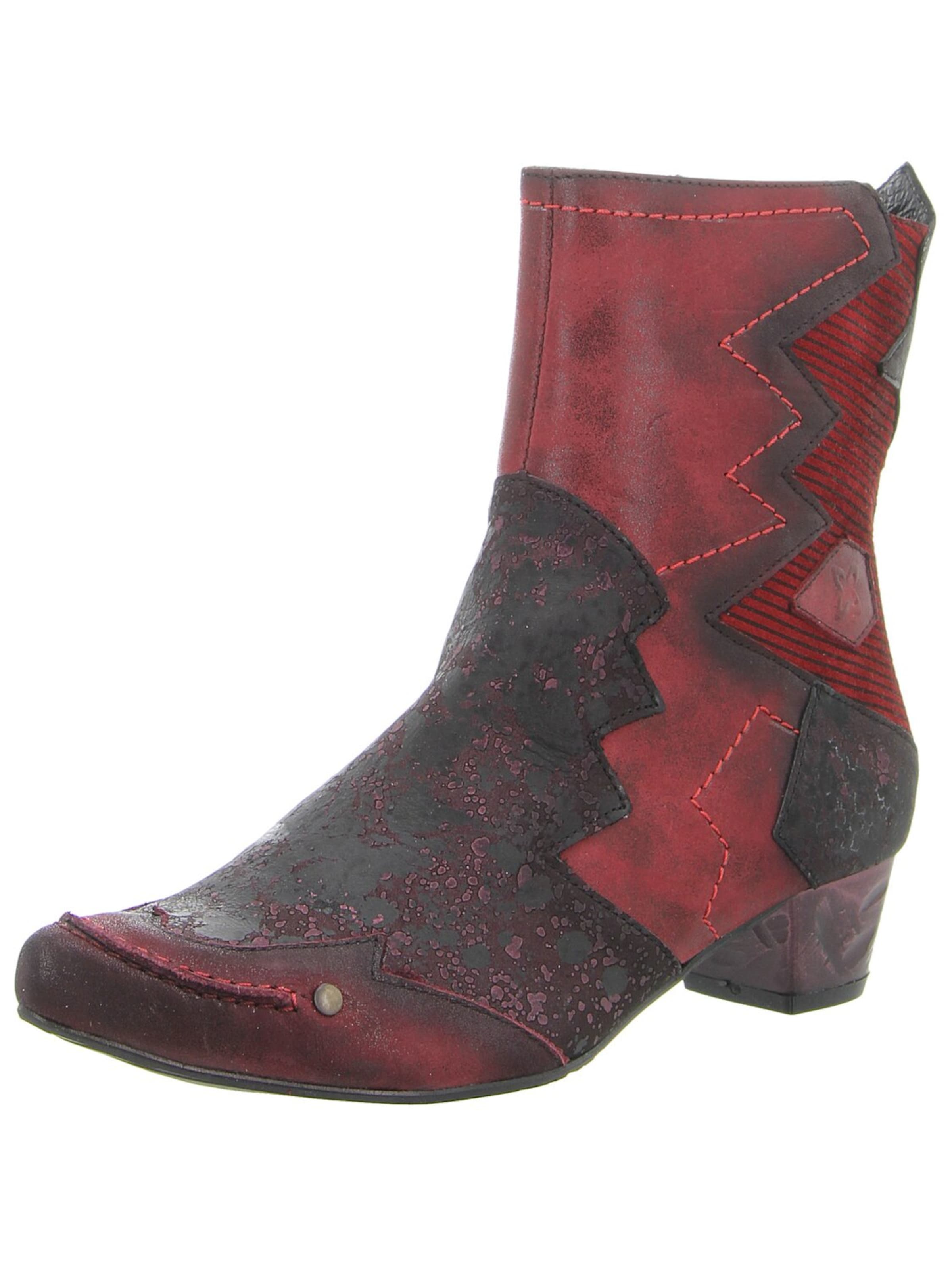 Maciejka Ankle Boots 'Damen Stiefelette 07031-23/00-8 Echt Leder in rot' in Red: front
