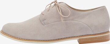 usha BLUE LABEL Lace-Up Shoes in Beige: front