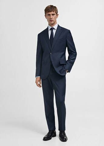 MANGO MAN Slim Fit Sakko 'Venecia' in Blau