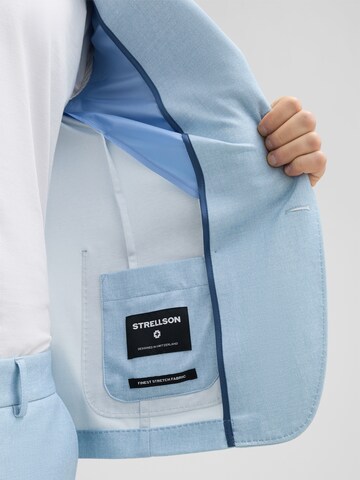STRELLSON Slim Fit Sakko 'Acon' in Blau