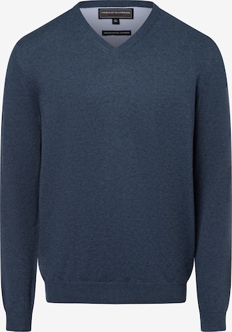 Pull-over Finshley & Harding en bleu : devant