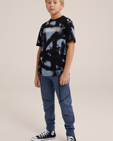 WE Fashion Shirt in Blauw