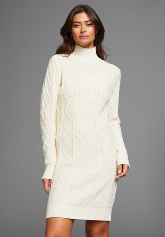 LAURA SCOTT Kleid in Beige: Vorderseite