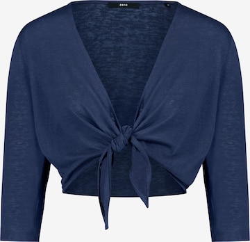 Giacca di felpa di zero in blu: frontale