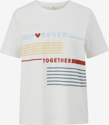 s.Oliver - Camiseta en blanco: frente