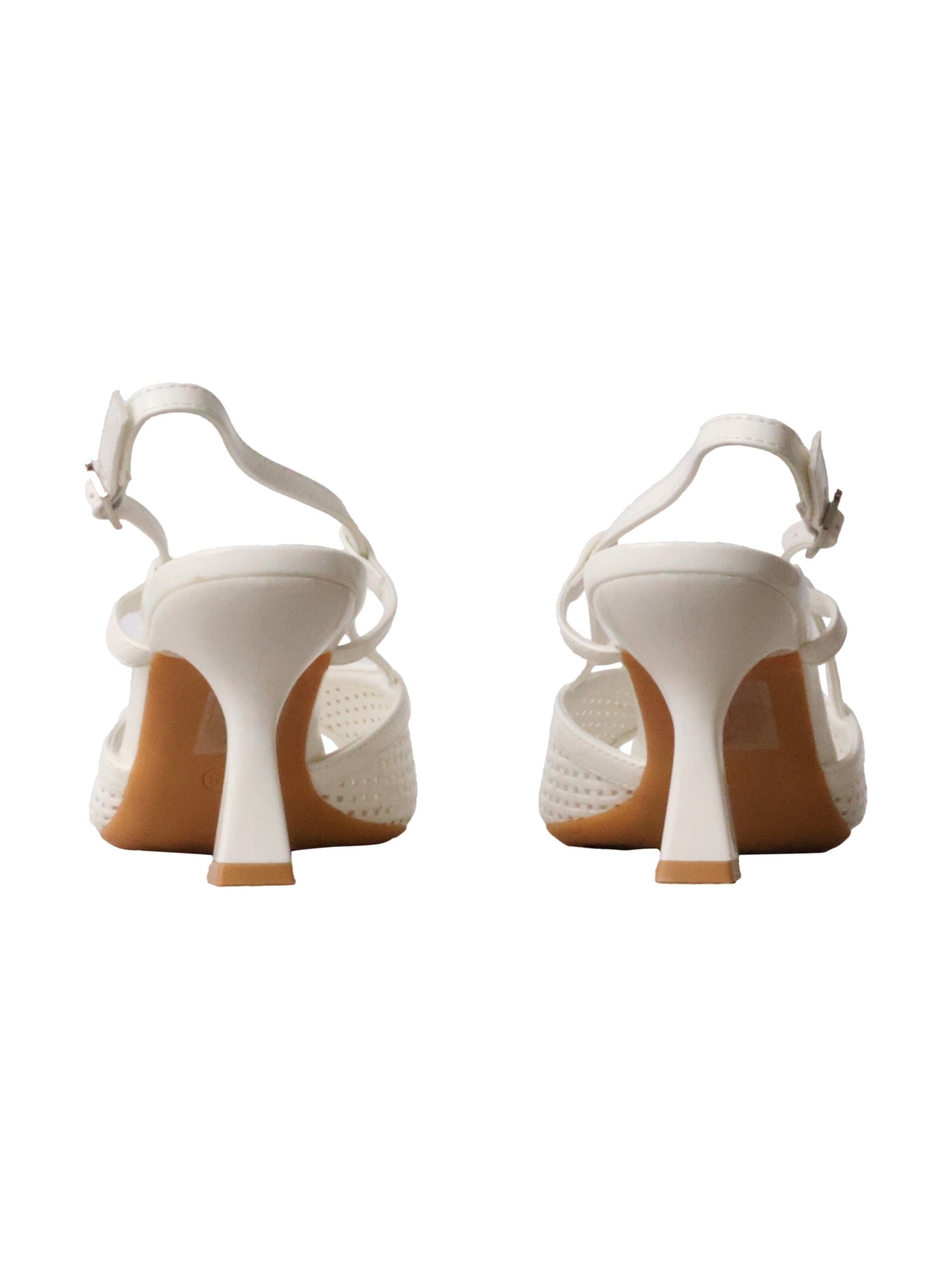 POTI PATI - Zapatos con plataforma 'Supermodische Pumps' en blanco