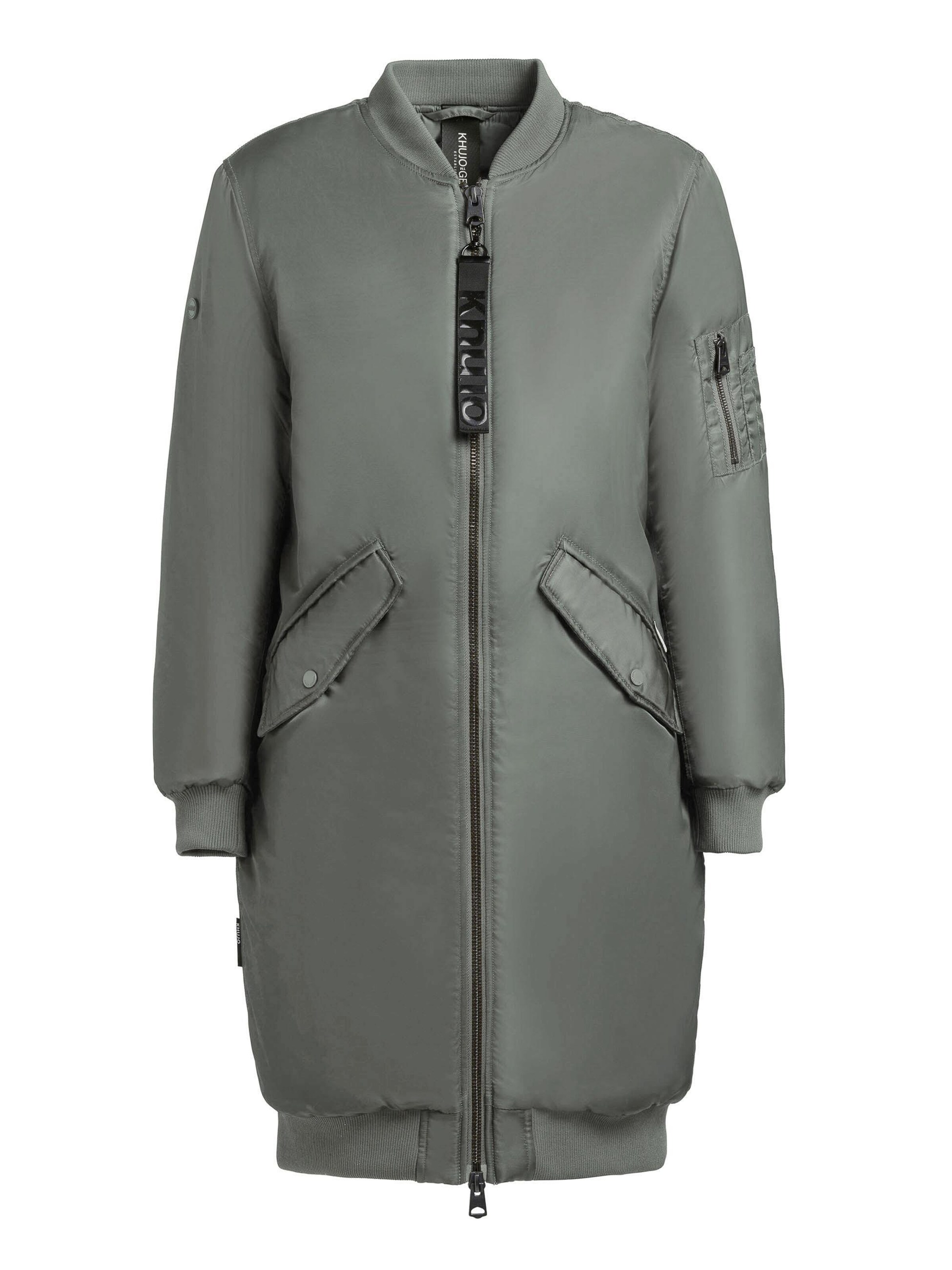 Cappotto invernale 'Lulu' di khujo in verde: frontale