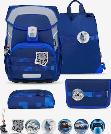 Belmil Backpack in Blue: front