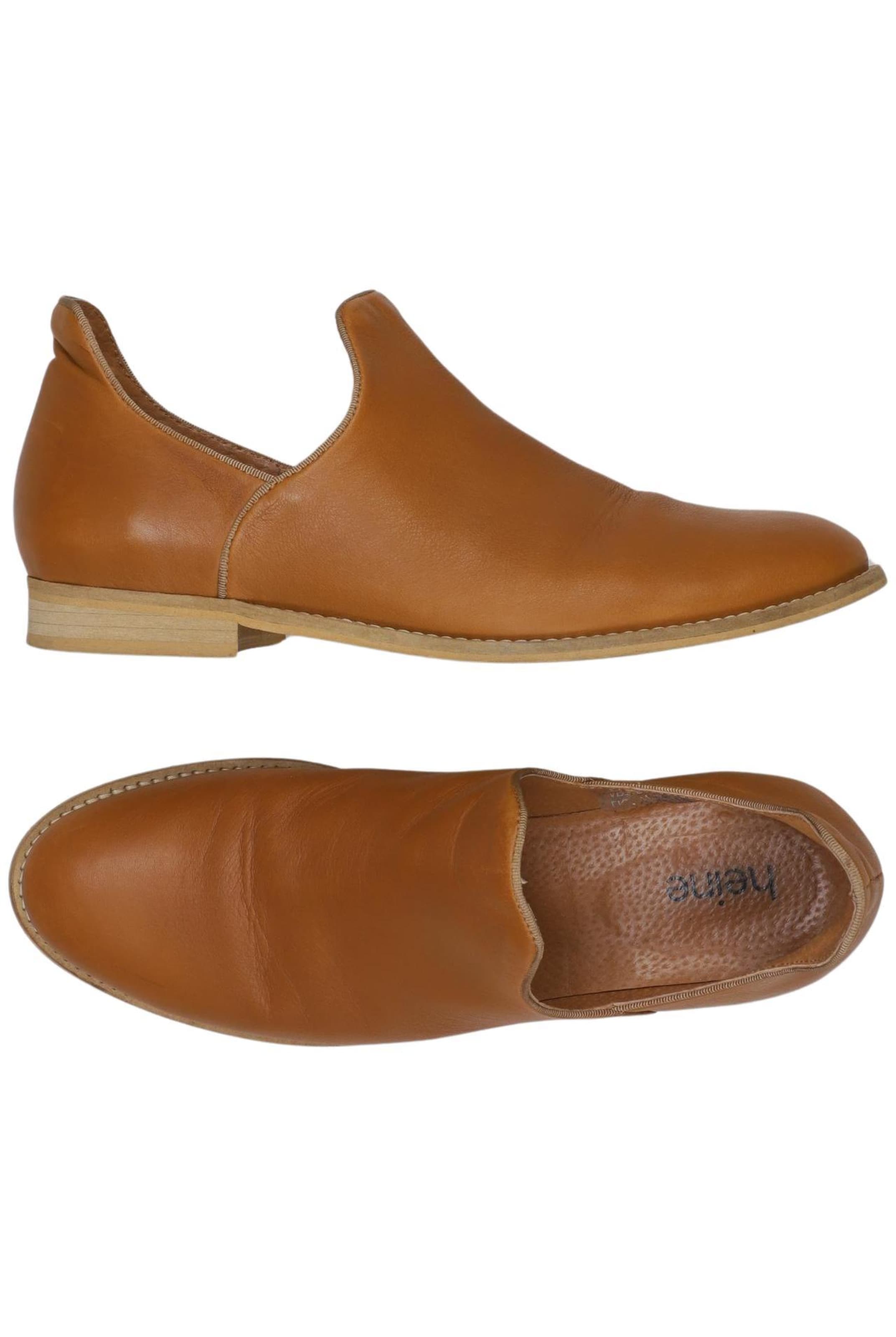 heine Flats & Loafers in 41 in Brown: front