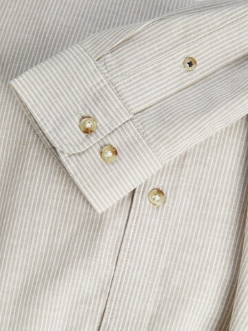 JACK & JONES Regular fit Button Up Shirt 'Summer' in Grey