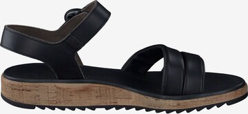 Paul Green Strap Sandals in Black