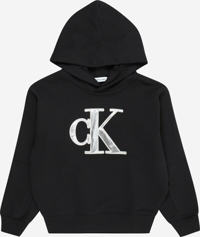 Calvin Klein Jeans Суичър в черно / бяло, Преглед на продукта