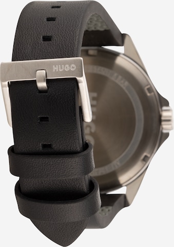 HUGO Red Analoog horloge '#Complete' in Zwart