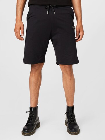 Gianni Kavanagh Regular Shorts in Schwarz: Vorderseite