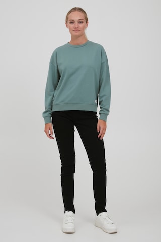 Oxmo Sweatshirt 'GRYNET' in Grün