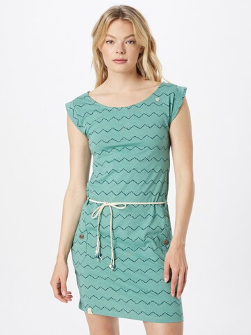 Ragwear Summer Dress in Green: front