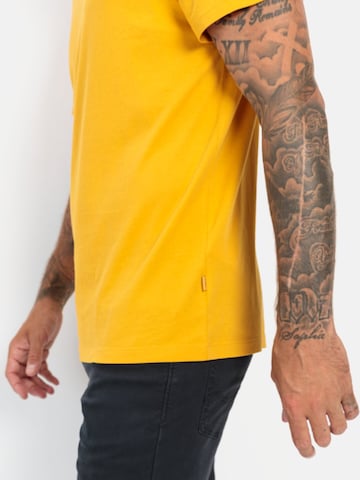 CAMEL ACTIVE T-Shirt in Gelb