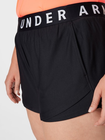 UNDER ARMOUR Regular Sportbroek 'Play Up' in Zwart