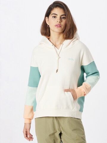 RIP CURL Sportief sweatshirt 'TREE HOUSE' in Wit: voorkant