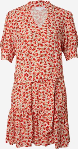 VILA Jurk 'Pova Val' in Beige: voorkant