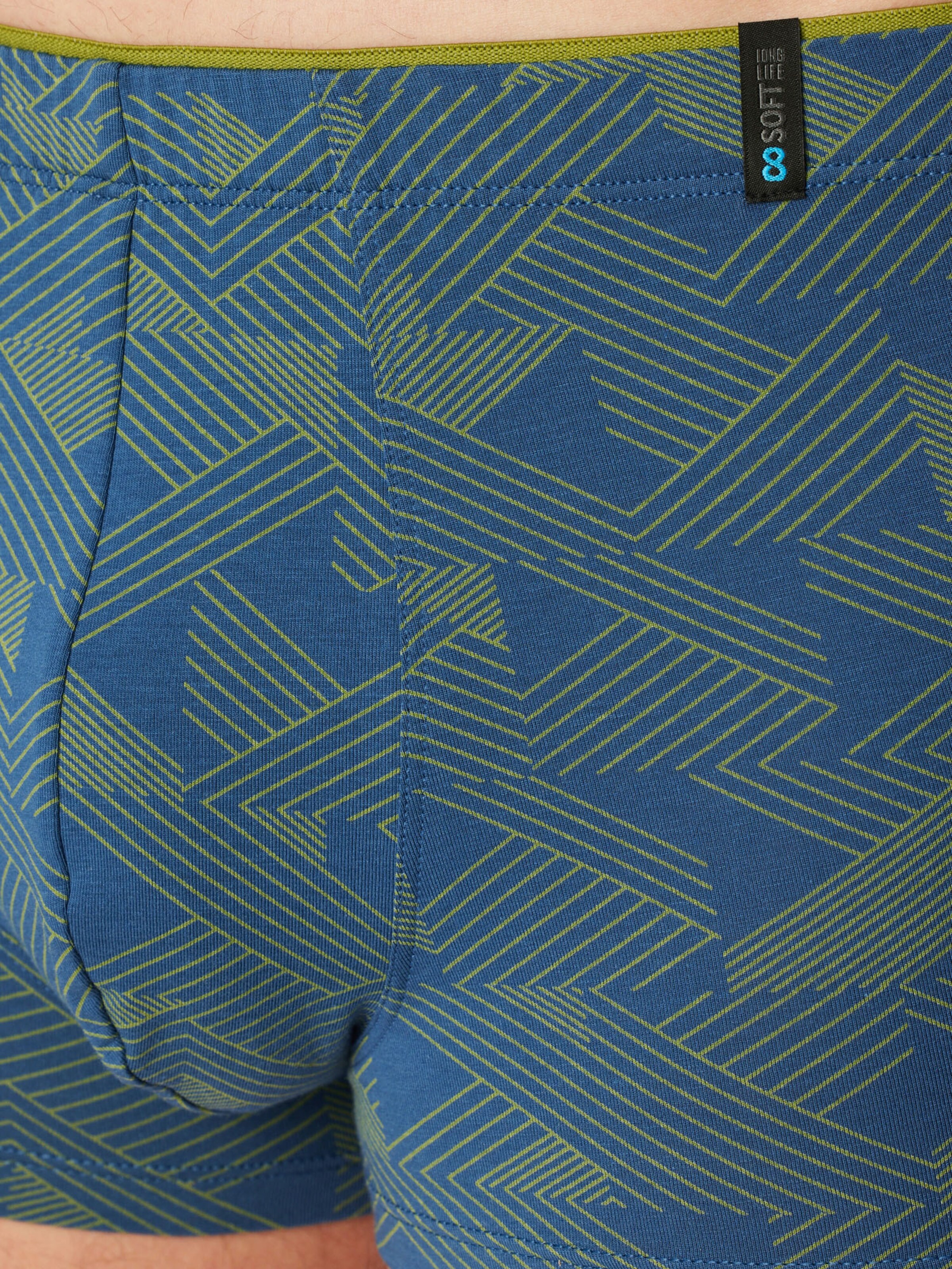 SCHIESSER - Calzoncillo boxer ' Long Life Soft ' en azul